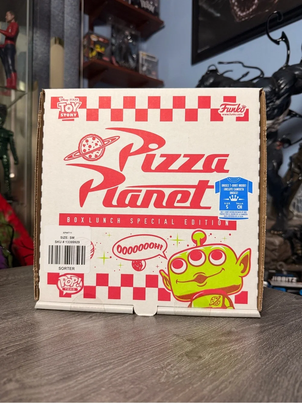 Funko - Toy Story Pizza Planet T-Shirt & Alien (Translucent Glitter) Box Set